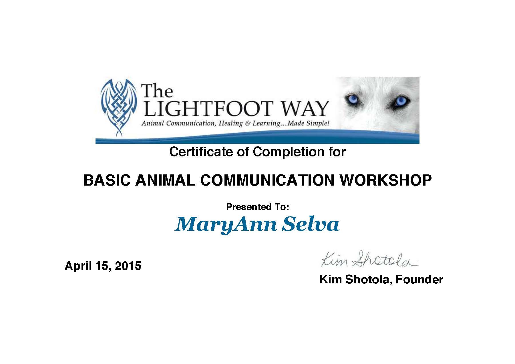 Basic Animal Communication